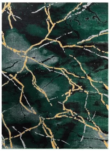 Dywany Łuszczów Kusový koberec Emerald 1018 green and gold - 160x220 cm
