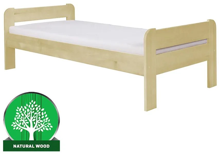 Posteľ Alex 90x200 borovica lak