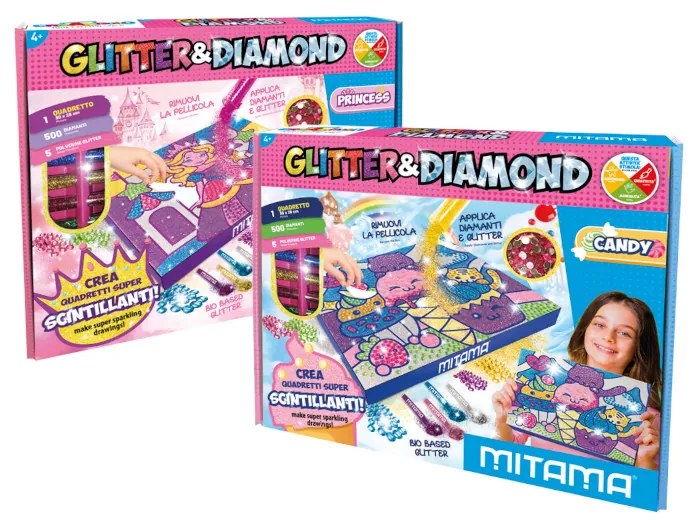 Kreatívny set MITAMA Glitter & Diamond