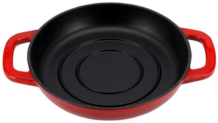 Silvercrest® Liatinový hrniec/forma na chlieb Premium (okrúhly, červená) (100393138)