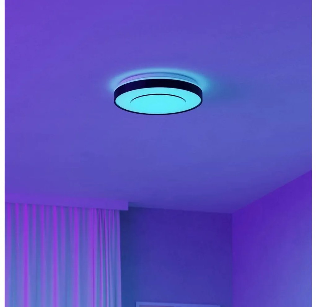 Eglo 300688 - LED RGBW stmievateľné stropné svietidlo MONTERIGGIONI-Z LED/18,5W/230V čierna+DO