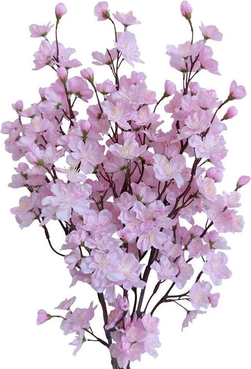 Zväzok vetvičiek ČEREŠŇA ružová 78 cm, 3 ks