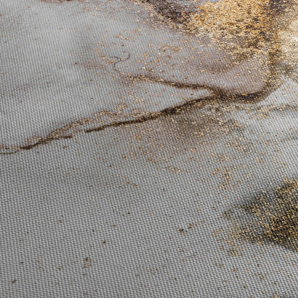 Obraz - Mramorový atrament (120x50 cm)