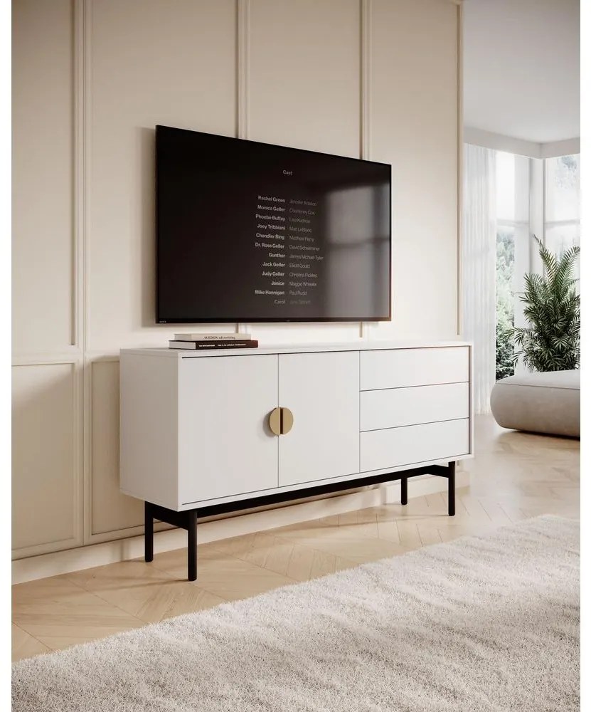 TV skrinka/stolík Stellia S1  (biela). Akcia -18%. Vlastná spoľahlivá doprava až k Vám domov. 1099075