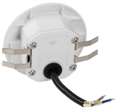 Kanlux 39123 - LED schodové svietidlo so senzorom EXIN 2,5W/230V 3000K IP65 biele guľaté