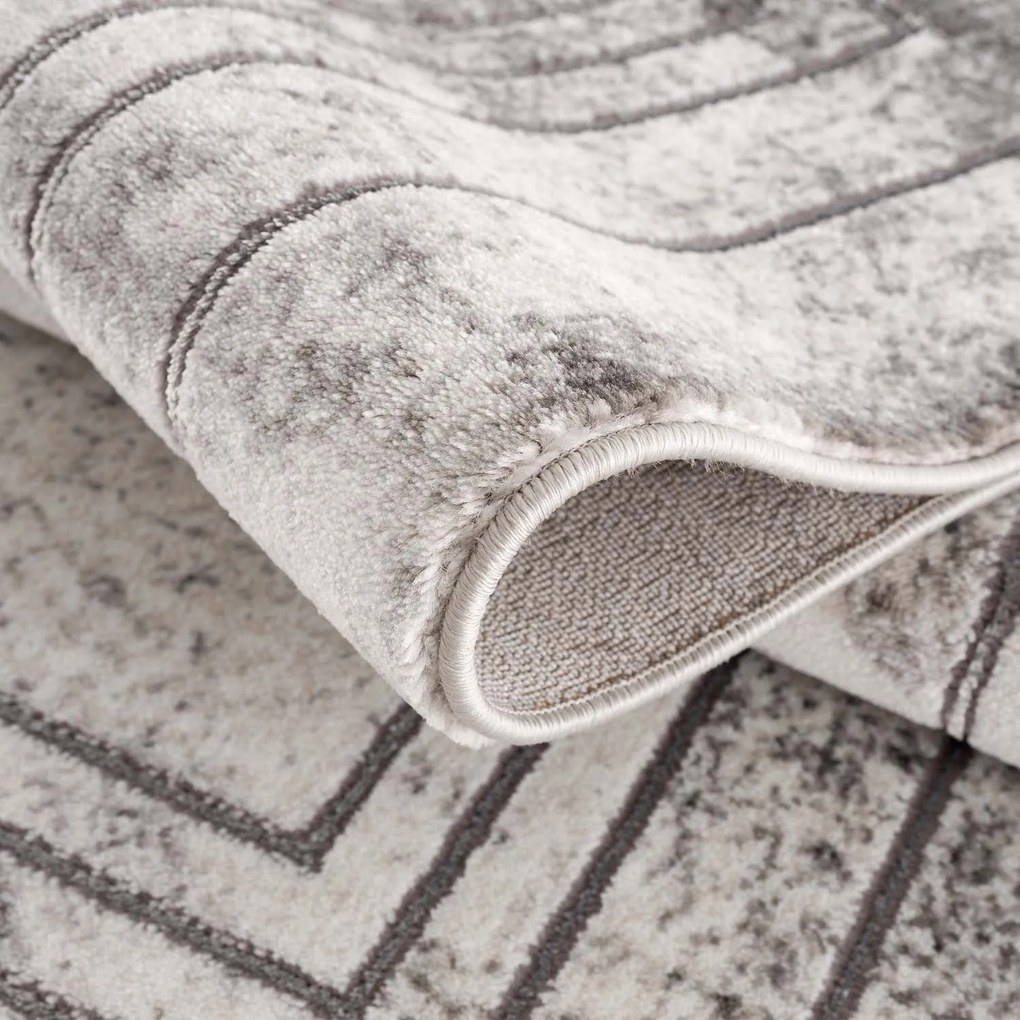 Dekorstudio Moderný koberec NOA - vzor 9341 sivý Rozmer koberca: 200x290cm