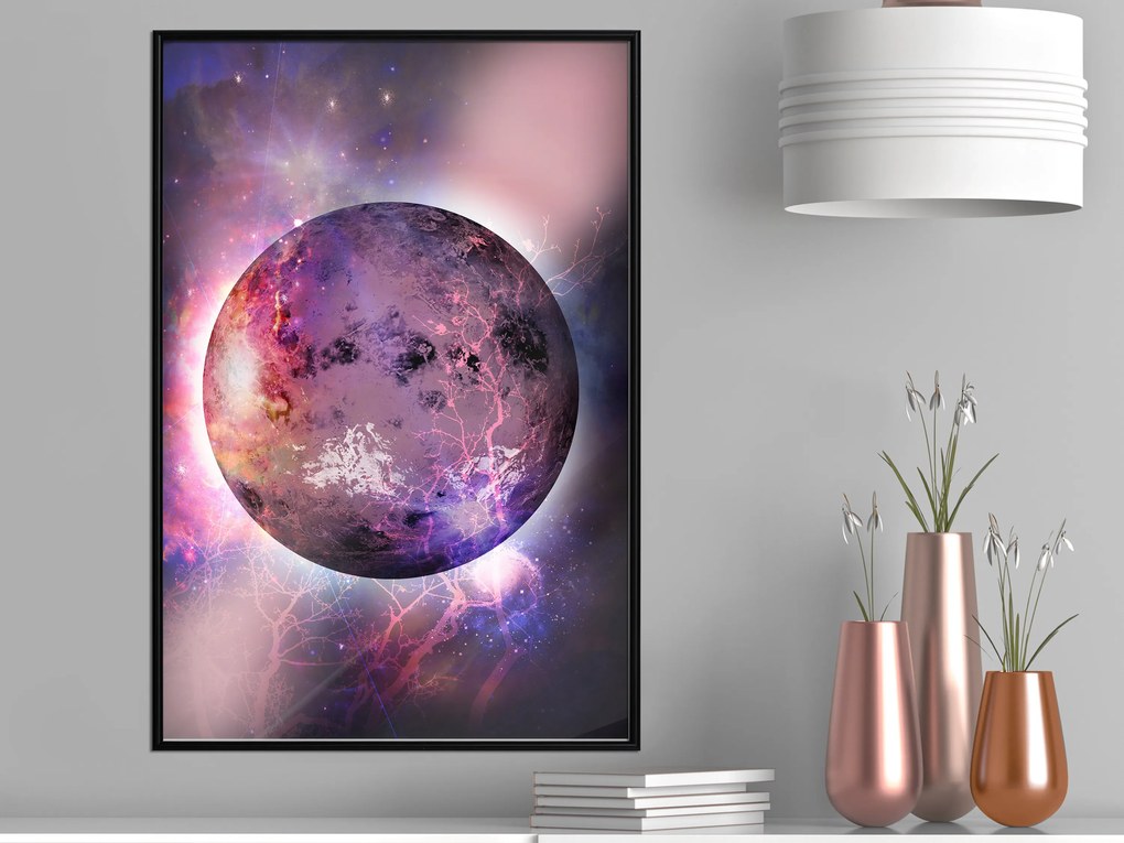 Artgeist Plagát - Unknown Planet [Poster] Veľkosť: 40x60, Verzia: Zlatý rám s passe-partout