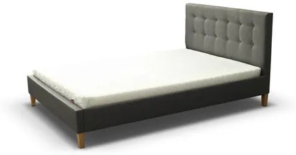 Čalúnená posteľ DAVID rozmer 120x200 cm Tmavosivá