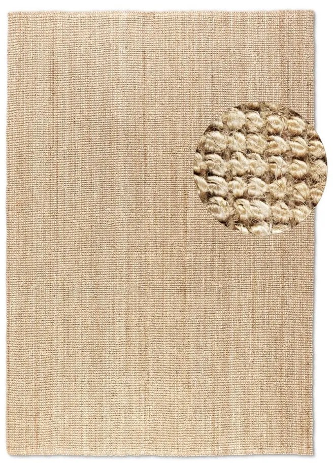 Jutový koberec v prírodnej farbe 60x90 cm Bouclé – Hanse Home