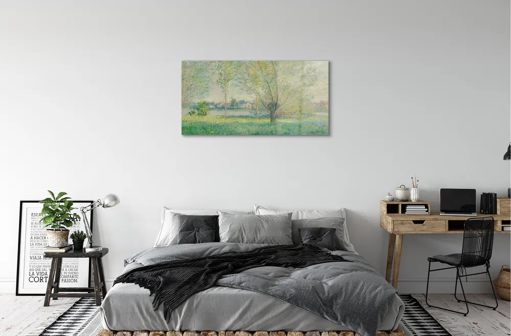 Obraz plexi Art namaľovaný lúka 100x50 cm