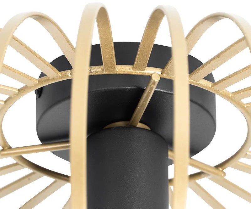 Dizajnové stropné svietidlo zlaté 39 cm - Johanna