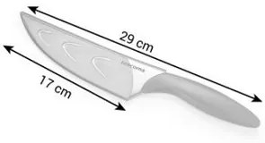 Tescoma Nôž kuchársky MicroBlade MOVE 17 cm, s ochranným puzdrom, 17 cm