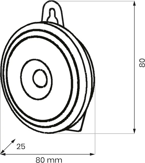 LED svietidlo, 1x LED 0,5w 4000k, w, pohybový senzor
