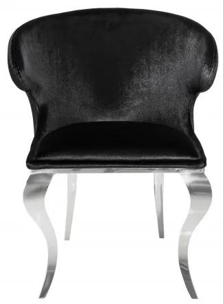 Stolička Modern Barock II. čierna