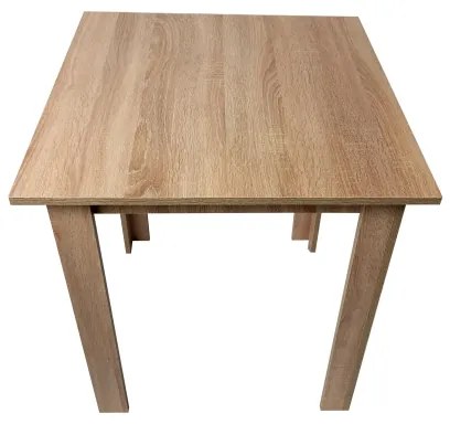 Štvorcový jedálenský stôl LEVI dub sonoma