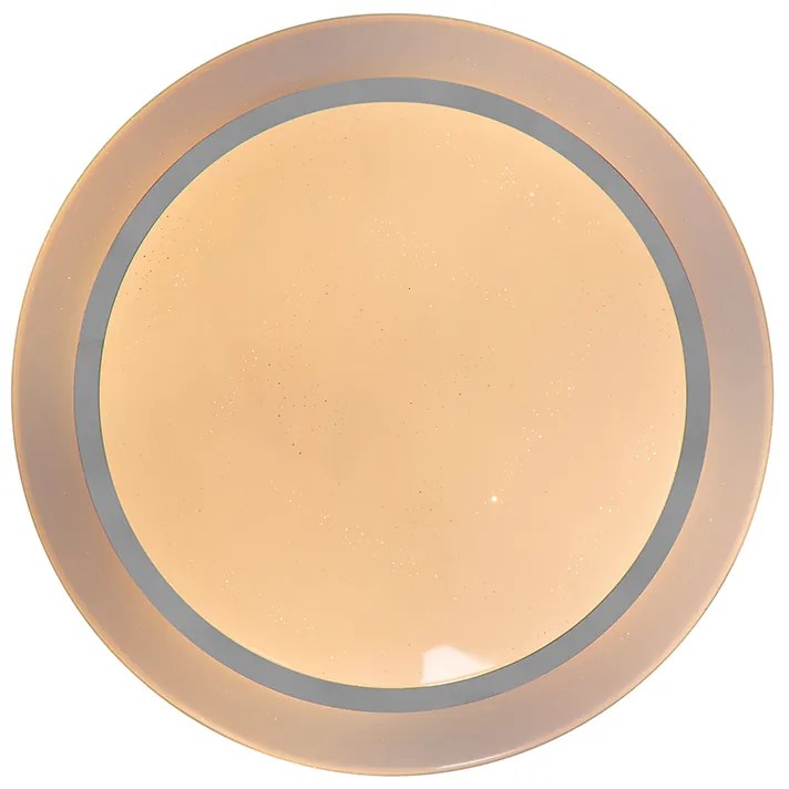 Inteligentné stropné svietidlo biele 48 cm vrátane LED a RGB stmievača - Jochem