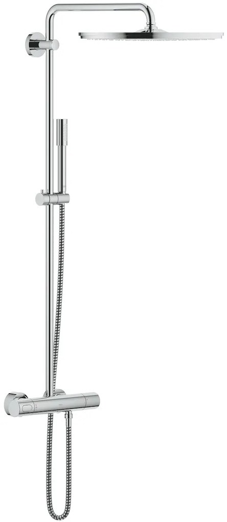 Sprchový systém Grohe Rainshower System s termostatickou batériou chróm 27174001