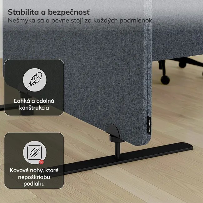 Akustická stena SADIE Carbon Fog 260/145 cm