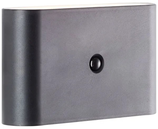 Brilliant - LED vonkajšie nabíjacie nástenné svietidlo so senzorom XINO LED/3W/5