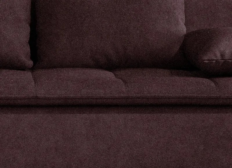 Rozkladacia pohovka Sweet, tmavofialová látka