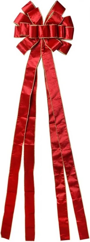 Červená dekoračná mašľa Bow - 33*135 cm