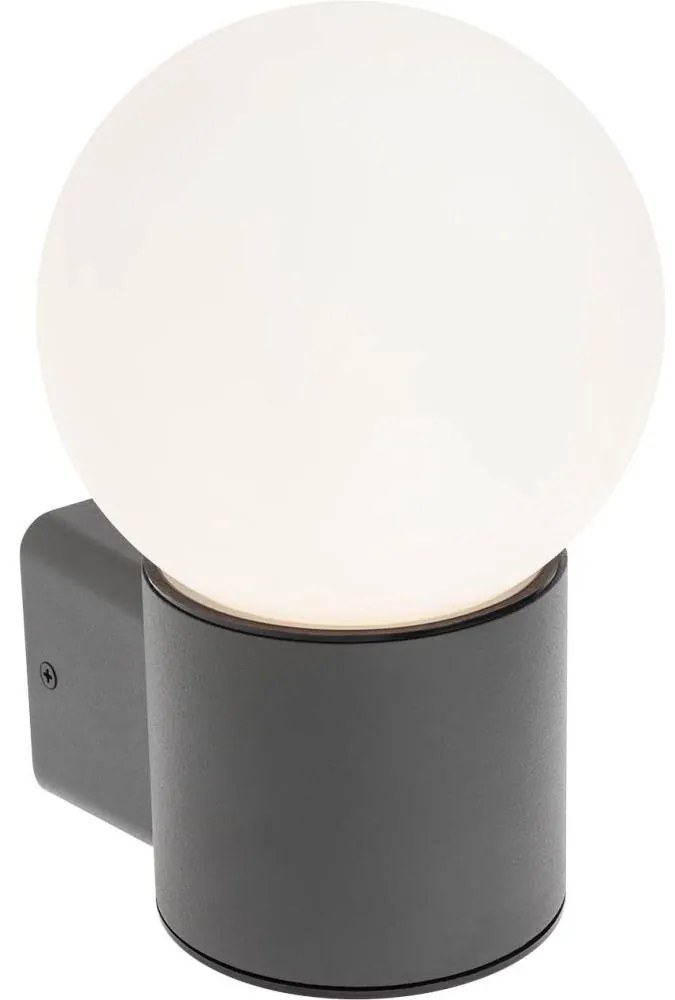 Redo 90640 - Vonkajšie nástenné svietidlo BULK 1xE27/28W/230V IP44 antracit