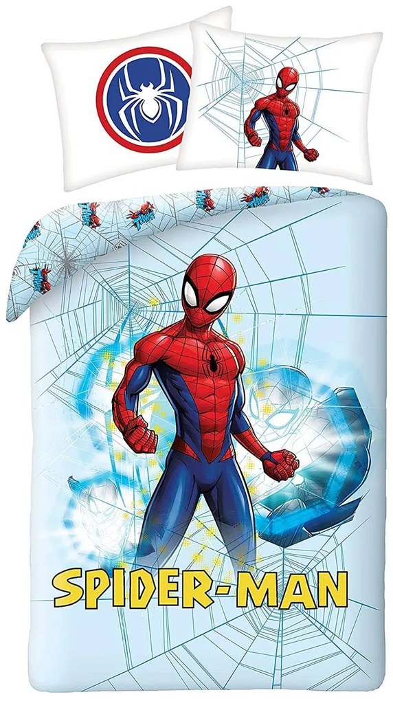 Halantex Bavlnené obliečky 140x200 + 70x90 cm - Spider-man Winter