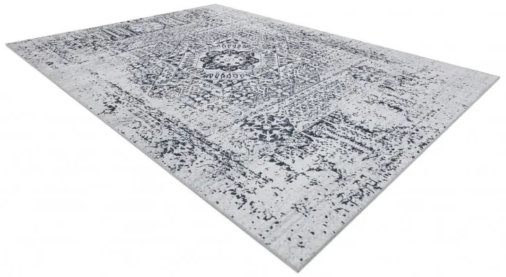 Kusový koberec ANDRE Rosette 1072, 120x170, biela, šedá, chodba / predsieň, Dywany Łuszczów