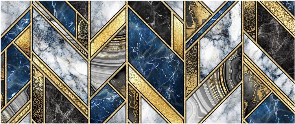 Obraz umelecké abstrakcie (120x50 cm)