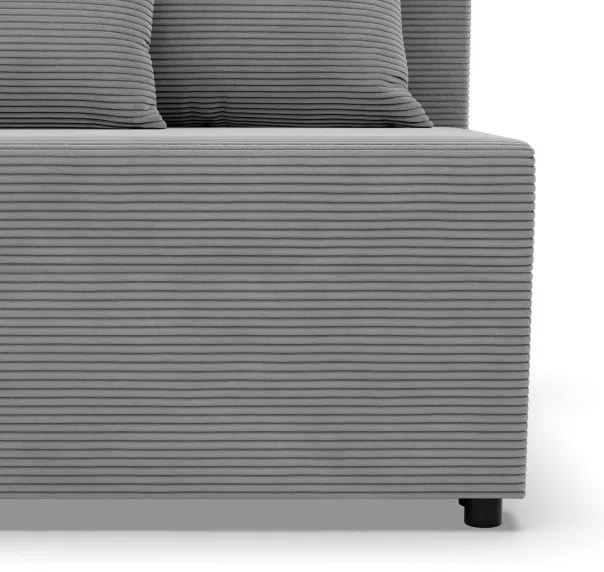 Dvojmiestna pohovka FERMO Poso rozkladacia, svetlosivá