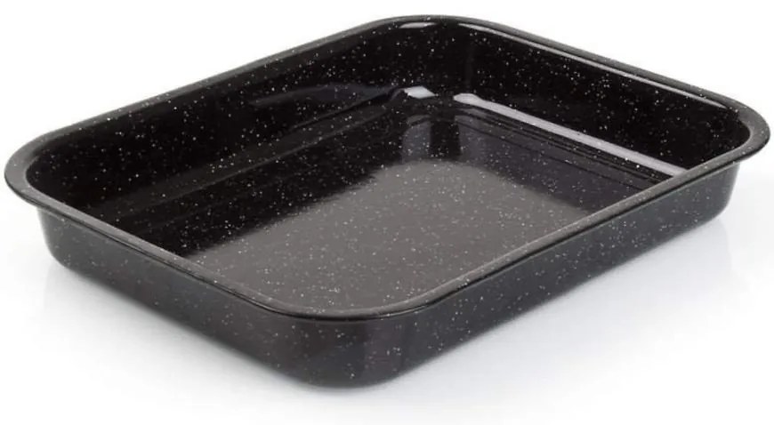 Smaltovaný plech na pečenie 34x26x5 cm
