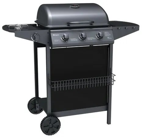 Tepro 3196 Plynový gril Hampton 3, 3 horáky, 104 x 55 x 98 cm