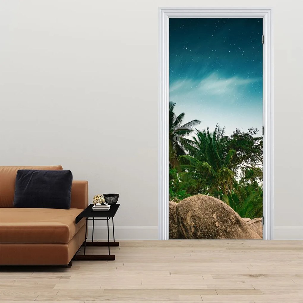 Fototapeta na dvere - Palmy (95x205cm)