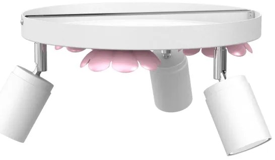 Bodové svietidlo FLOWER 3xGU10/8W/230V biela