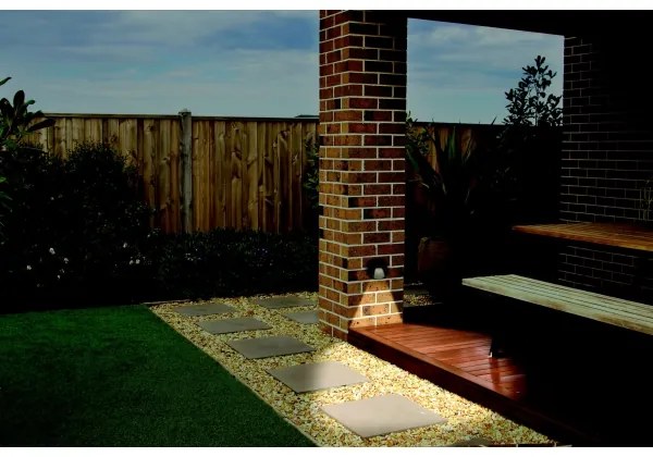 Zambelis E183 - Vonkajšie schodiskové svietidlo LED/3W/230V IP54 antracit