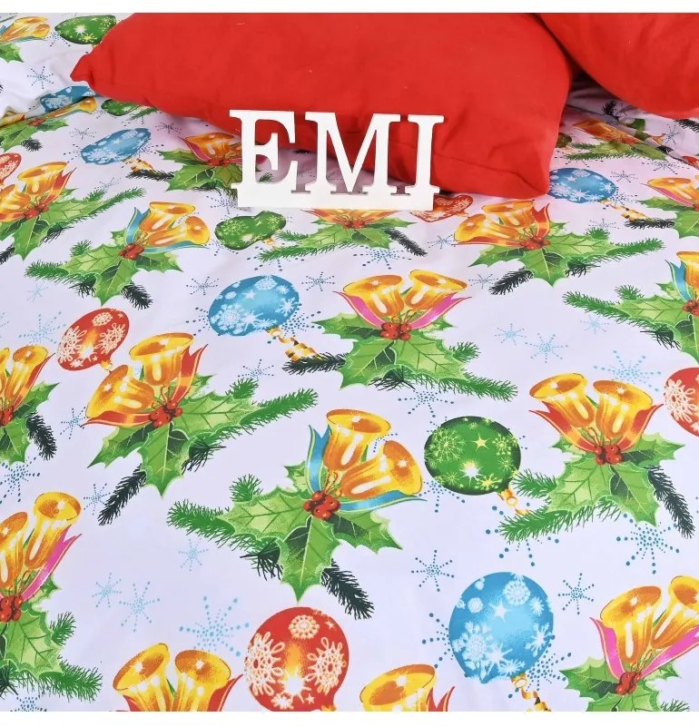 Vianočné obliečky Rothenburg EMI, Štandardný set jednolôžko obsahuje 1x 140x200 + 1x 70x90