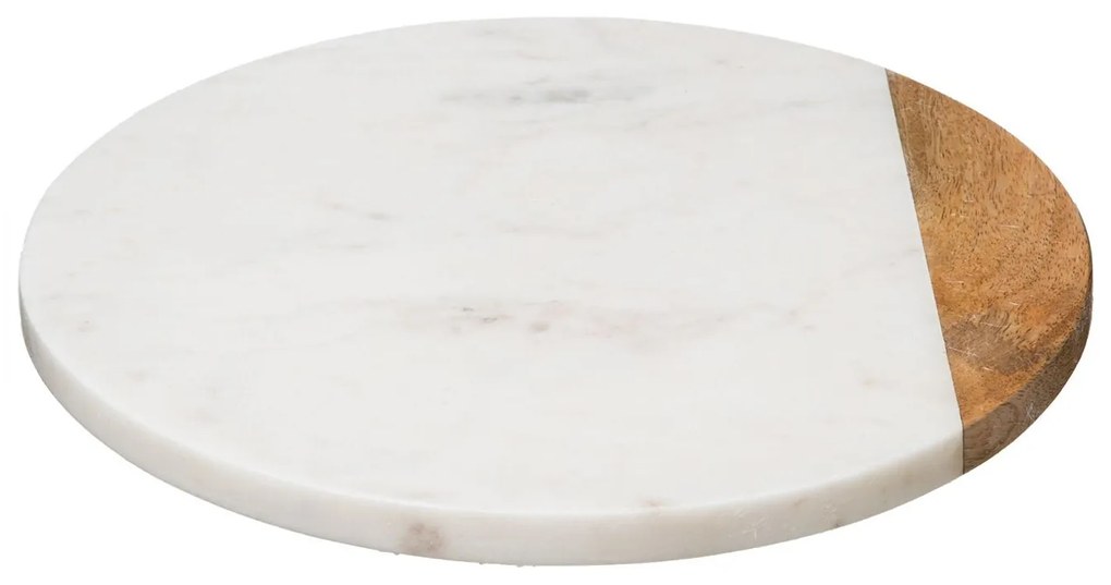 Mramorový otočný servírovací podnos Marbl W, (fi) 30 cm