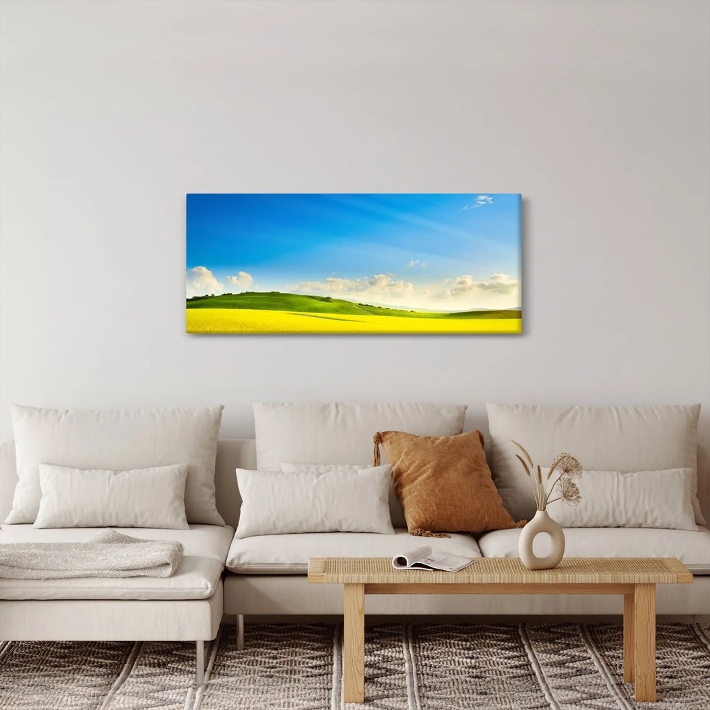 Obraz - Jarné nebo (120x50 cm)