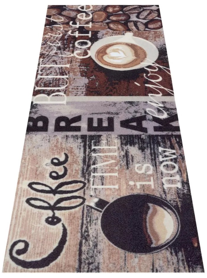 Hnedý koberec behúň 50x150 cm Enjoy Coffee Break – Hanse Home