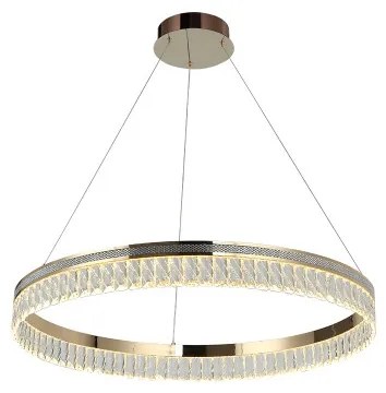 LED stmievateľný krištáľový luster na lanku THALIA LED/55W/230V 3000-6000K + diaľkové ovládanie