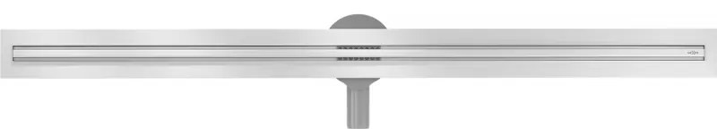 MEXEN Flat nerezový sprchový žľab s rotačným 360° sifónom 180 cm, vzor SLIM, nerezová, 1041180