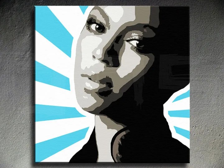 Ručne maľovaný POP Art obraz BEYONCÉ | rôzne rozmery