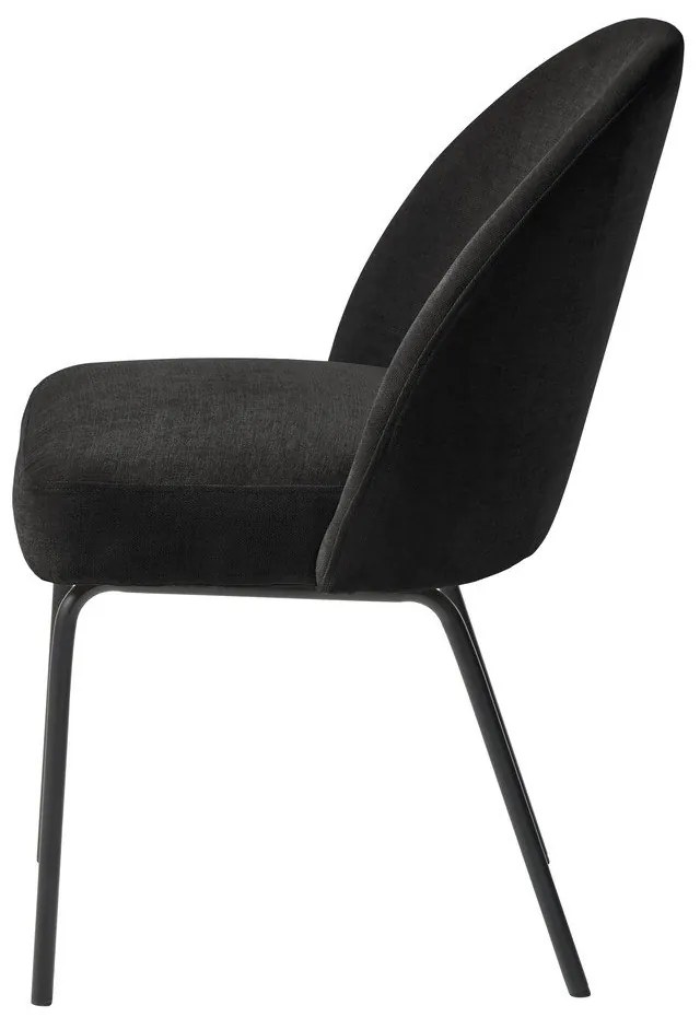 Čierna jedálenská stolička Creston – Unique Furniture