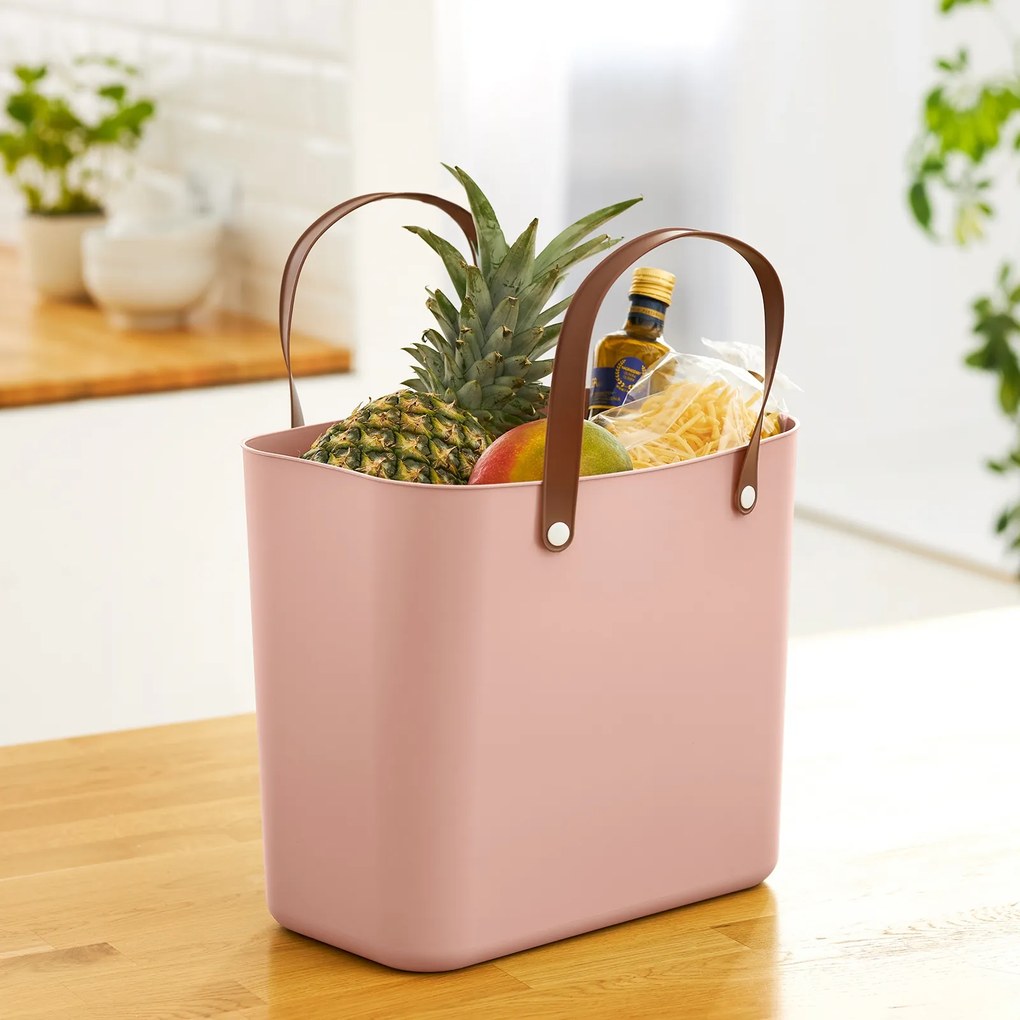 Nákupní taška, kabelka, plastová MULTIBAG starorůžová, 25l
