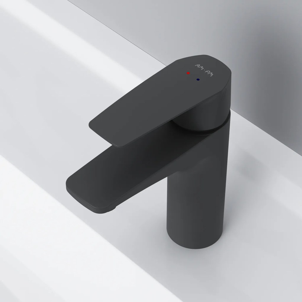 Umývadlová batéria AM.PM Gem FGA02122 jednopáková, čierna