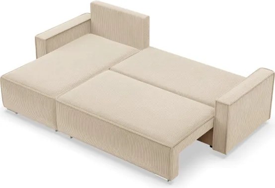 Rohová rozkladacia sedačka NOTO Poso 100 béžová