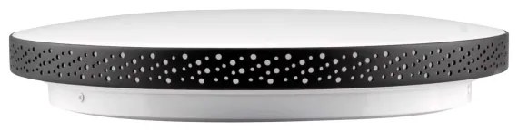 LED Kúpeľňové stropné svietidlo MOON LED/18W/230V čierna IP44