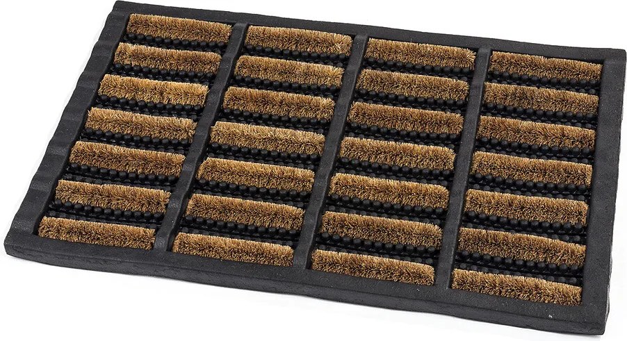 Hamat, Vonkajšia čistiaca rohož Mudbuster - na von aj na doma, 40x60, hnedá, exteriér