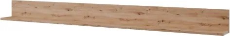 Polica na stenu Asko Living, 180 cm, dub artisan%