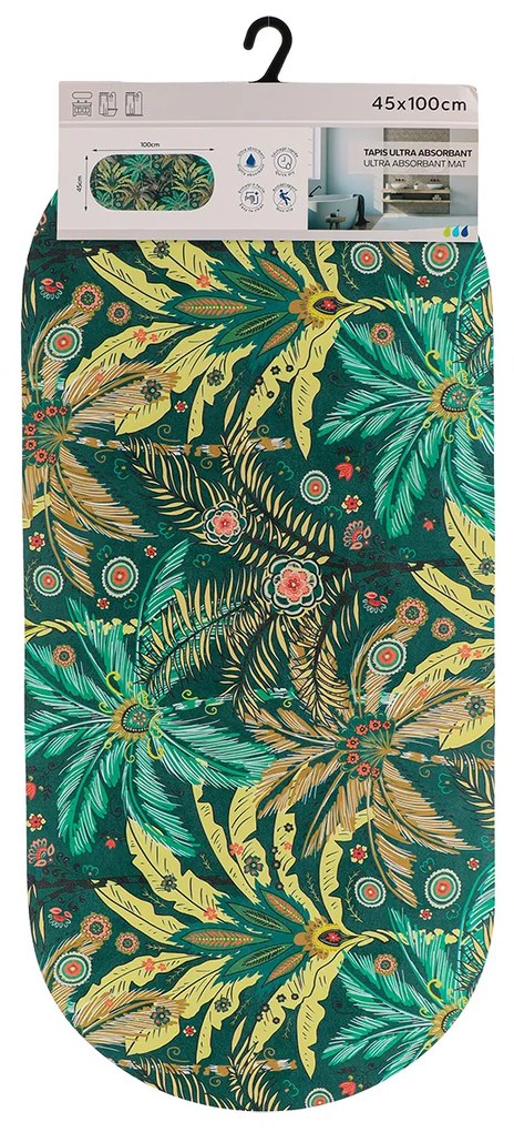 Predložka do kúpeľne Litos, 45x100 cm, viacfarebná
